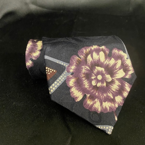 Bugatti Floral‎ Mens Silk Necktie - Picture 1 of 2